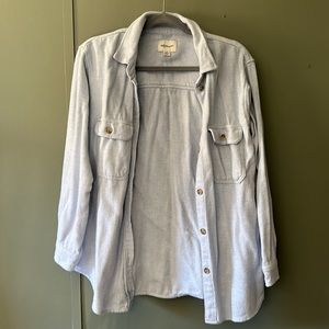 American Eagle Flannel light blue shirt